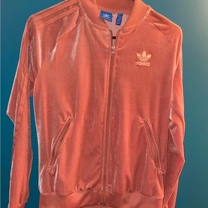Adidas Track Jacket Velvet Pink